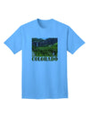 Beautiful Cliffs Colorado Adult T-Shirt-Mens T-Shirt-TooLoud-Aquatic-Blue-Small-Davson Sales