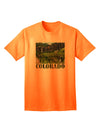 Beautiful Cliffs Colorado Adult T-Shirt-Mens T-Shirt-TooLoud-Neon-Orange-Small-Davson Sales