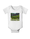 Beautiful Cliffs Colorado Baby Romper Bodysuit by-Baby Romper-TooLoud-White-06-Months-Davson Sales