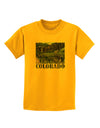 Beautiful Cliffs Colorado Childrens T-Shirt-Childrens T-Shirt-TooLoud-Gold-X-Small-Davson Sales