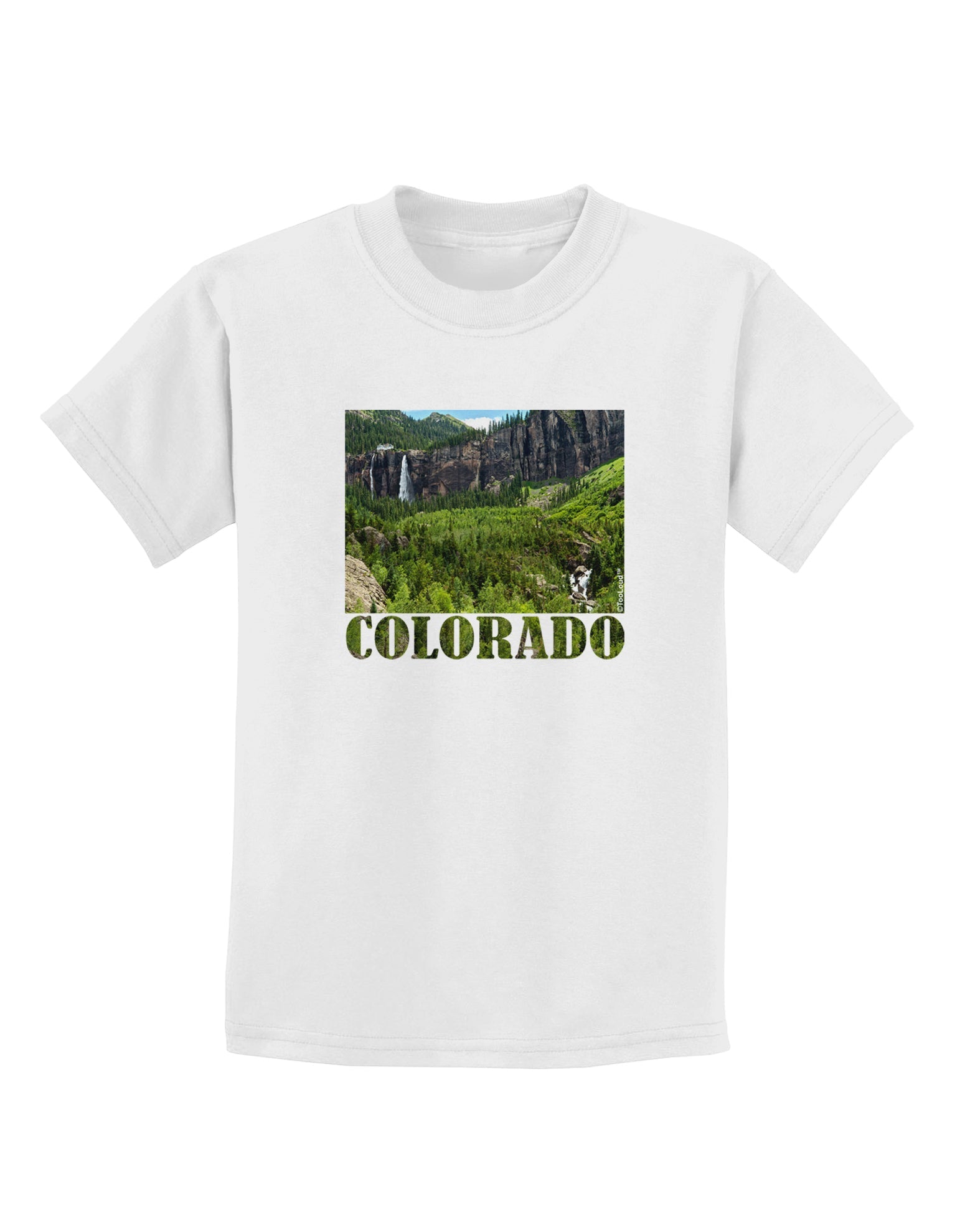 Beautiful Cliffs Colorado Childrens T-Shirt-Childrens T-Shirt-TooLoud-White-X-Small-Davson Sales