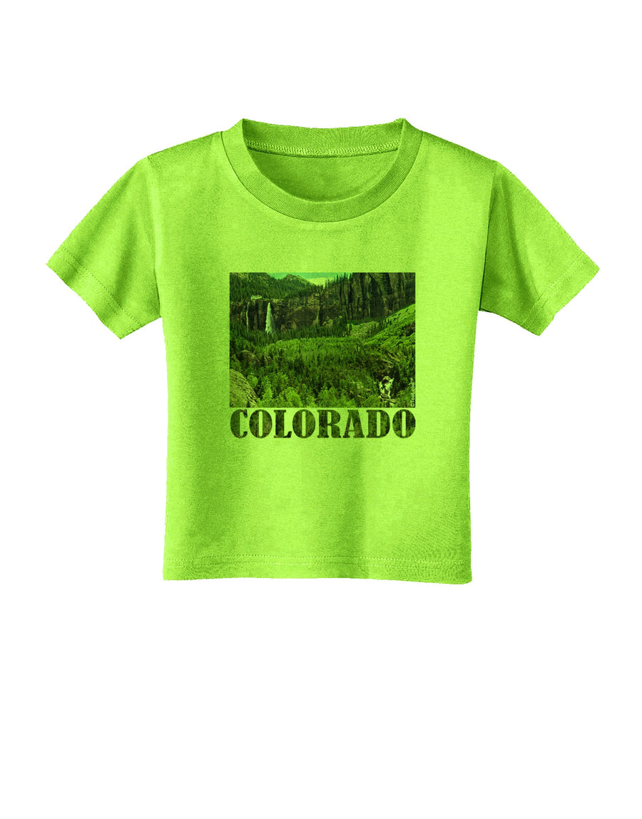 Beautiful Cliffs Colorado Toddler T-Shirt-Toddler T-Shirt-TooLoud-White-2T-Davson Sales