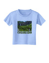 Beautiful Cliffs Colorado Toddler T-Shirt-Toddler T-Shirt-TooLoud-Aquatic-Blue-2T-Davson Sales