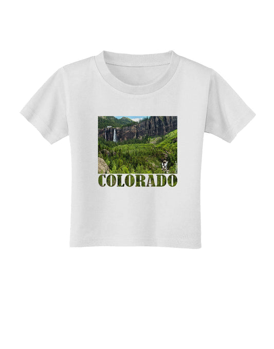 Beautiful Cliffs Colorado Toddler T-Shirt-Toddler T-Shirt-TooLoud-White-2T-Davson Sales