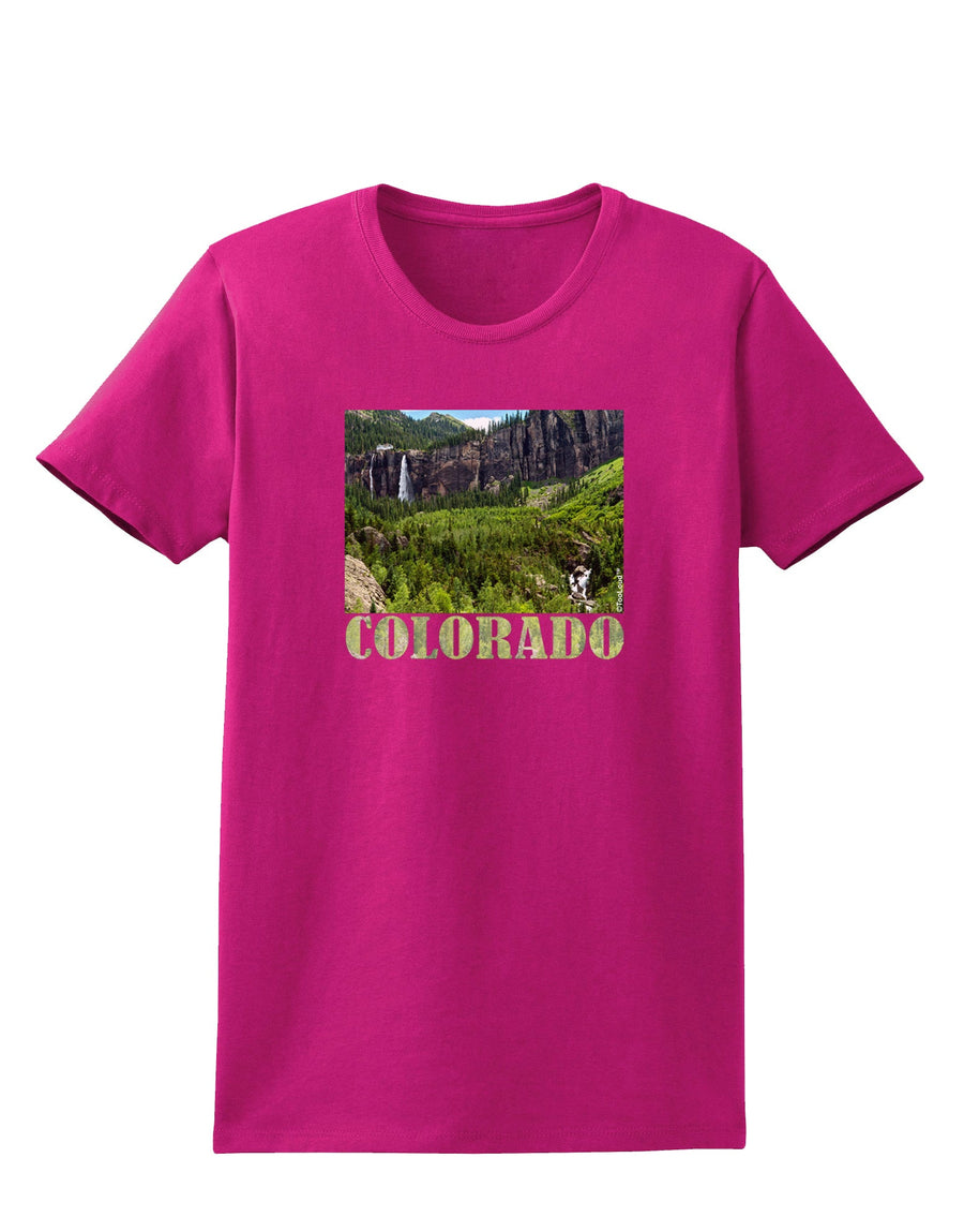 Beautiful Cliffs Colorado Womens Dark T-Shirt-TooLoud-Black-X-Small-Davson Sales