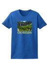 Beautiful Cliffs Colorado Womens Dark T-Shirt-TooLoud-Royal-Blue-X-Small-Davson Sales