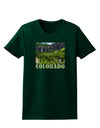 Beautiful Cliffs Colorado Womens Dark T-Shirt-TooLoud-Forest-Green-Small-Davson Sales