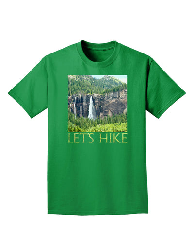 Beautiful Cliffs - Lets Hike Adult Dark T-Shirt-Mens T-Shirt-TooLoud-Kelly-Green-Small-Davson Sales