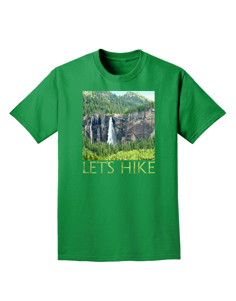 Beautiful Cliffs - Lets Hike Adult Dark T-Shirt-Mens T-Shirt-TooLoud-Purple-Small-Davson Sales