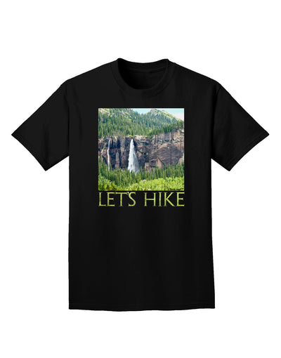 Beautiful Cliffs - Lets Hike Adult Dark T-Shirt-Mens T-Shirt-TooLoud-Black-Small-Davson Sales