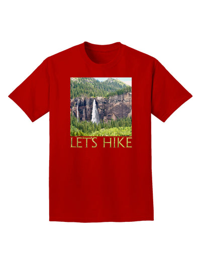 Beautiful Cliffs - Lets Hike Adult Dark T-Shirt-Mens T-Shirt-TooLoud-Red-Small-Davson Sales