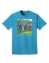 Beautiful Cliffs - Lets Hike Adult Dark T-Shirt-Mens T-Shirt-TooLoud-Turquoise-Small-Davson Sales