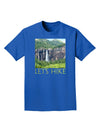 Beautiful Cliffs - Lets Hike Adult Dark T-Shirt-Mens T-Shirt-TooLoud-Royal-Blue-Small-Davson Sales