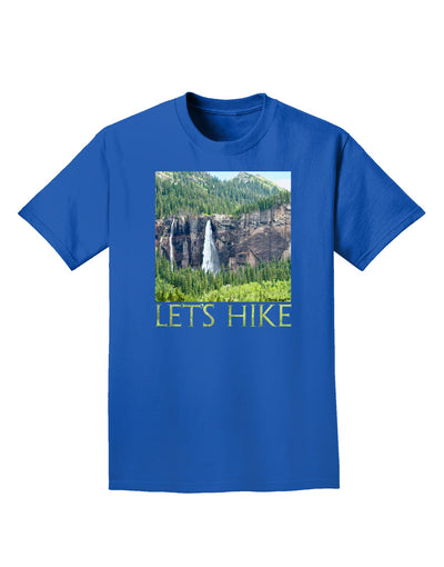 Beautiful Cliffs - Lets Hike Adult Dark T-Shirt-Mens T-Shirt-TooLoud-Royal-Blue-Small-Davson Sales