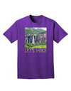 Beautiful Cliffs - Lets Hike Adult Dark T-Shirt-Mens T-Shirt-TooLoud-Purple-Small-Davson Sales