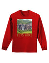 Beautiful Cliffs - Lets Hike Adult Long Sleeve Dark T-Shirt-TooLoud-Red-Small-Davson Sales