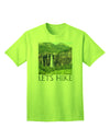 Beautiful Cliffs - Lets Hike Adult T-Shirt-Mens T-Shirt-TooLoud-Neon-Green-Small-Davson Sales