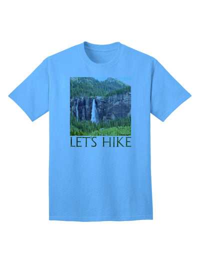 Beautiful Cliffs - Lets Hike Adult T-Shirt-Mens T-Shirt-TooLoud-Aquatic-Blue-Small-Davson Sales