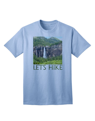 Beautiful Cliffs - Lets Hike Adult T-Shirt-Mens T-Shirt-TooLoud-Light-Blue-Small-Davson Sales