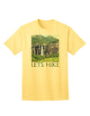 Beautiful Cliffs - Lets Hike Adult T-Shirt-Mens T-Shirt-TooLoud-Yellow-Small-Davson Sales