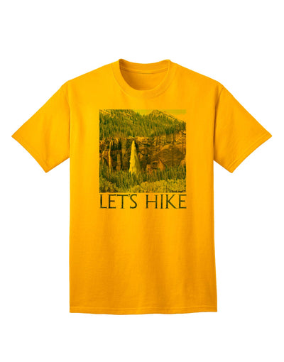 Beautiful Cliffs - Lets Hike Adult T-Shirt-Mens T-Shirt-TooLoud-Gold-Small-Davson Sales