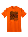 Beautiful Cliffs - Lets Hike Adult T-Shirt-Mens T-Shirt-TooLoud-Orange-Small-Davson Sales