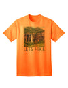 Beautiful Cliffs - Lets Hike Adult T-Shirt-Mens T-Shirt-TooLoud-Neon-Orange-Small-Davson Sales