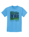 Beautiful Cliffs - Lets Hike Childrens T-Shirt-Childrens T-Shirt-TooLoud-Aquatic-Blue-X-Small-Davson Sales