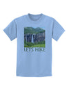 Beautiful Cliffs - Lets Hike Childrens T-Shirt-Childrens T-Shirt-TooLoud-Light-Blue-X-Small-Davson Sales