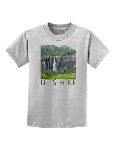 Beautiful Cliffs - Lets Hike Childrens T-Shirt-Childrens T-Shirt-TooLoud-AshGray-X-Small-Davson Sales