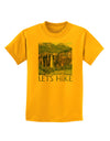 Beautiful Cliffs - Lets Hike Childrens T-Shirt-Childrens T-Shirt-TooLoud-Gold-X-Small-Davson Sales