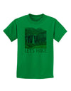 Beautiful Cliffs - Lets Hike Childrens T-Shirt-Childrens T-Shirt-TooLoud-Kelly-Green-X-Small-Davson Sales