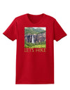 Beautiful Cliffs - Lets Hike Womens Dark T-Shirt-TooLoud-Red-X-Small-Davson Sales