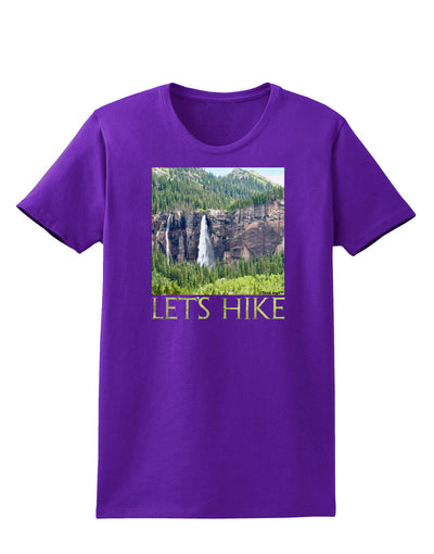 Beautiful Cliffs - Lets Hike Womens Dark T-Shirt-TooLoud-Purple-X-Small-Davson Sales