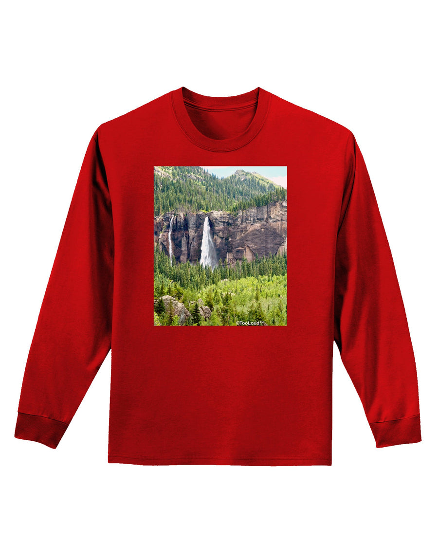 Beautiful Cliffs Nature Adult Long Sleeve Dark T-Shirt-TooLoud-Black-Small-Davson Sales