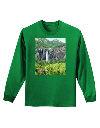 Beautiful Cliffs Nature Adult Long Sleeve Dark T-Shirt-TooLoud-Kelly-Green-Small-Davson Sales