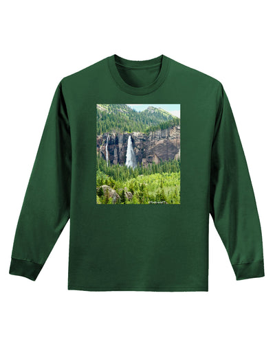 Beautiful Cliffs Nature Adult Long Sleeve Dark T-Shirt-TooLoud-Dark-Green-Small-Davson Sales