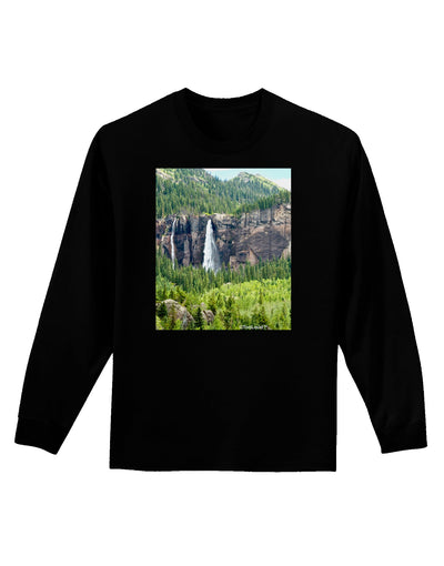 Beautiful Cliffs Nature Adult Long Sleeve Dark T-Shirt-TooLoud-Black-Small-Davson Sales