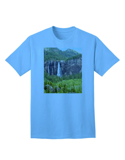 Beautiful Cliffs Nature Adult T-Shirt-Mens T-Shirt-TooLoud-Aquatic-Blue-Small-Davson Sales