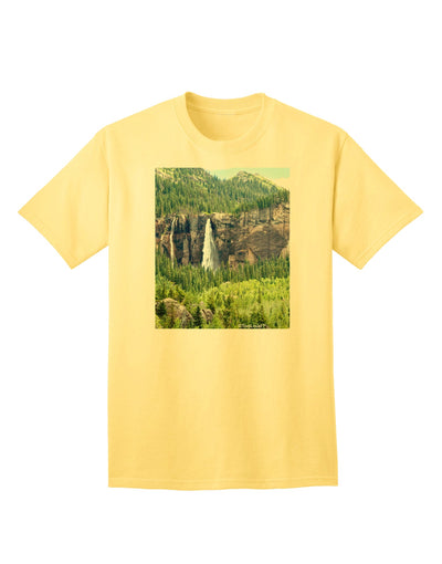 Beautiful Cliffs Nature Adult T-Shirt-Mens T-Shirt-TooLoud-Yellow-Small-Davson Sales