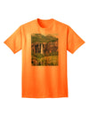 Beautiful Cliffs Nature Adult T-Shirt-Mens T-Shirt-TooLoud-Neon-Orange-Small-Davson Sales