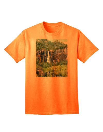 Beautiful Cliffs Nature Adult T-Shirt-Mens T-Shirt-TooLoud-Neon-Orange-Small-Davson Sales