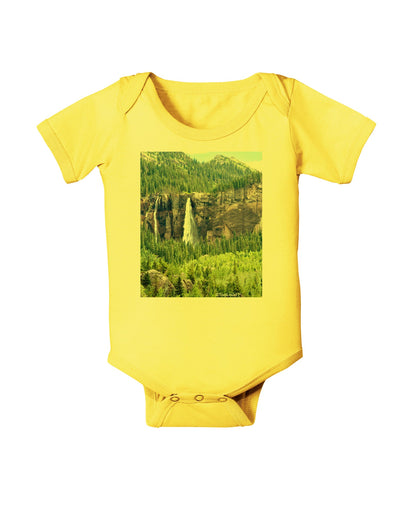 Beautiful Cliffs Nature Baby Romper Bodysuit by-Baby Romper-TooLoud-Yellow-06-Months-Davson Sales