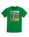 Beautiful Cliffs Nature Childrens Dark T-Shirt-Childrens T-Shirt-TooLoud-Kelly-Green-X-Small-Davson Sales