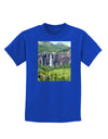 Beautiful Cliffs Nature Childrens Dark T-Shirt-Childrens T-Shirt-TooLoud-Royal-Blue-X-Small-Davson Sales