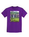 Beautiful Cliffs Nature Childrens Dark T-Shirt-Childrens T-Shirt-TooLoud-Purple-X-Small-Davson Sales