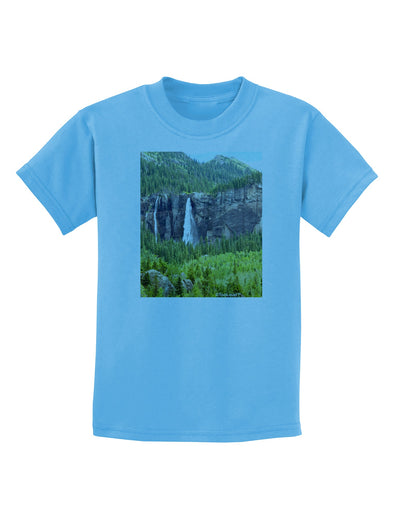 Beautiful Cliffs Nature Childrens T-Shirt-Childrens T-Shirt-TooLoud-Aquatic-Blue-X-Small-Davson Sales