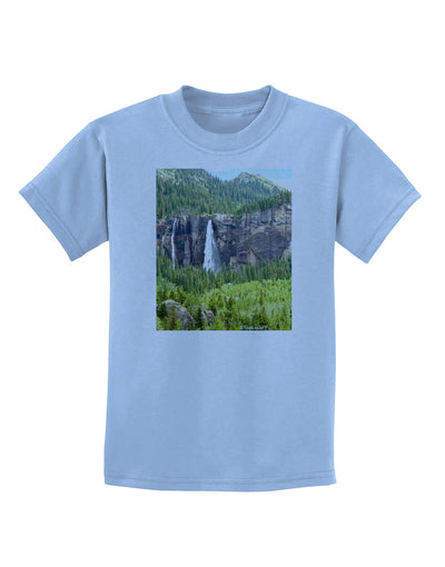 Beautiful Cliffs Nature Childrens T-Shirt-Childrens T-Shirt-TooLoud-Light-Blue-X-Small-Davson Sales