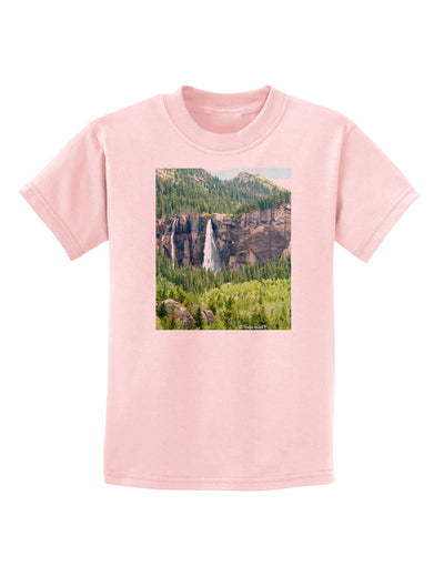 Beautiful Cliffs Nature Childrens T-Shirt-Childrens T-Shirt-TooLoud-PalePink-X-Small-Davson Sales