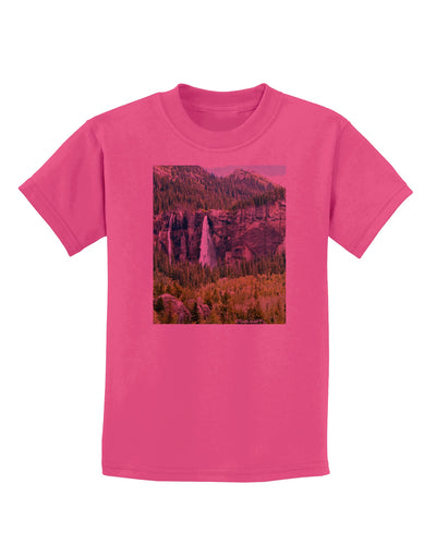 Beautiful Cliffs Nature Childrens T-Shirt-Childrens T-Shirt-TooLoud-Sangria-X-Small-Davson Sales